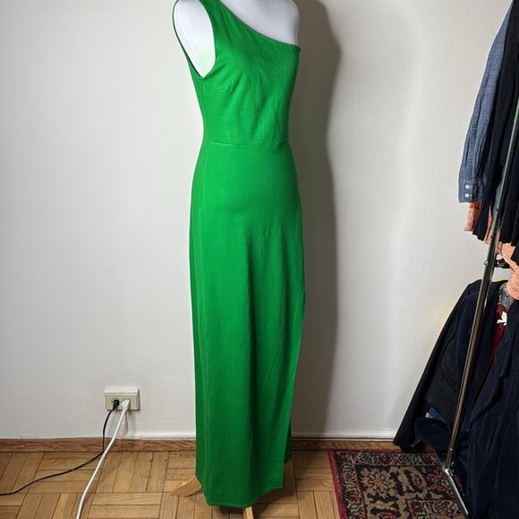 Lulus Green Good Times Only One Shoulder Maxi Dress - Picture 6 of 9
